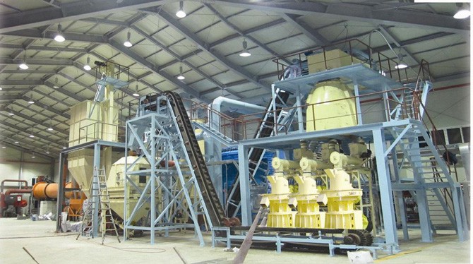 3-5t/h Rice Hulls Pellet Production Line